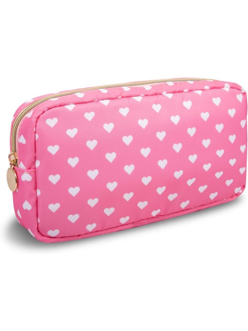 Cute Small Makeup Pouch for Purse, Waterproof Travel Toiletry Bag, Zippered